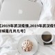 【2019年武汉疫情,2019年武汉疫情封城是几月几号】