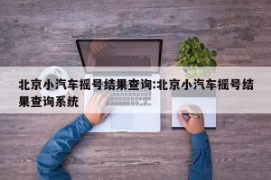 北京小汽车摇号结果查询:北京小汽车摇号结果查询系统
