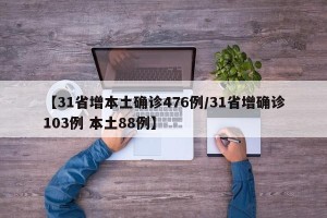 【31省增本土确诊476例/31省增确诊103例 本土88例】