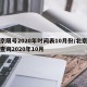 北京限号2020年时间表10月份/北京限号查询2020年10月