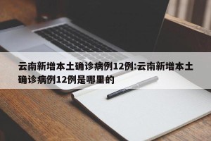 云南新增本土确诊病例12例:云南新增本土确诊病例12例是哪里的